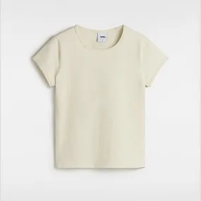 Vans PREMIUM SHORT SLEEVE BABY T-SHIRT (TURTLE DOVE) WOMEN BEIGE