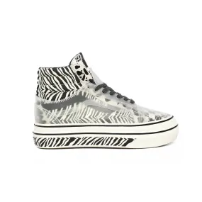 Vans Super ComfyCush Sk8 Hi Skool (Mixed Media) Marshmallow / Black VN0A4UVM26H1