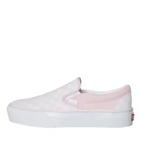 Vans Womens Classic Slip-On Checkerboard Trainers Cradle Pink