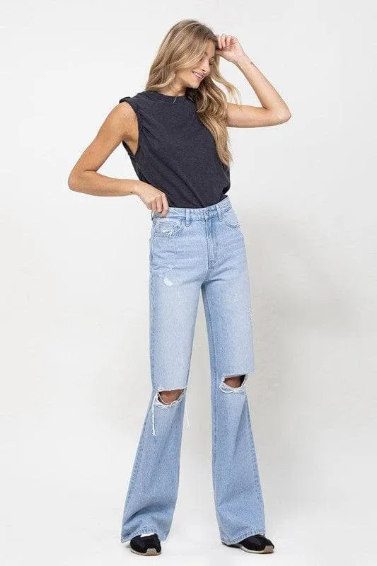 VERVET by Flying Monkey 90s Vintage Flare Jeans