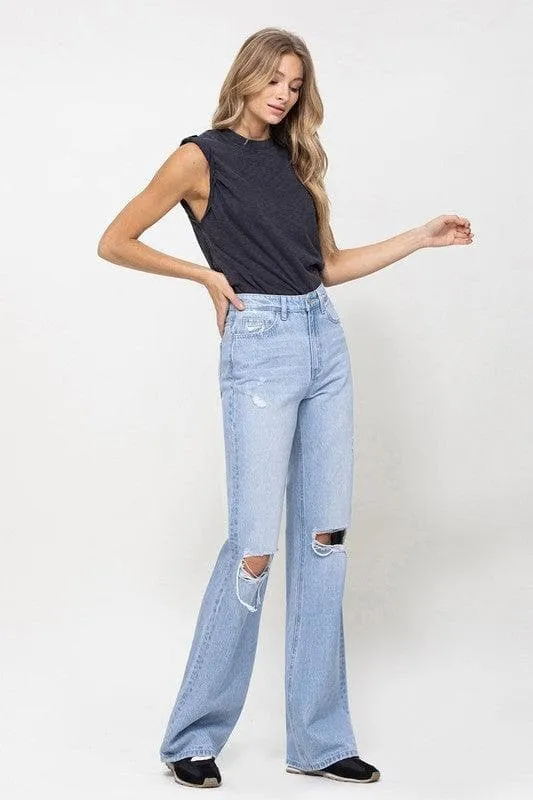 VERVET by Flying Monkey 90s Vintage Flare Jeans