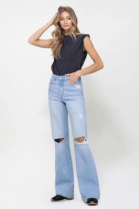 VERVET by Flying Monkey 90s Vintage Flare Jeans