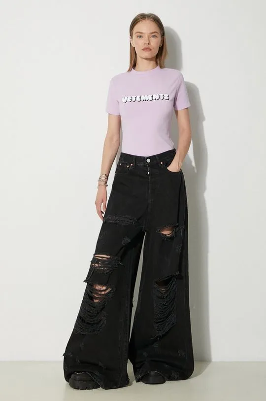 VETEMENTS jeans Destroyed women's UE64PA130B