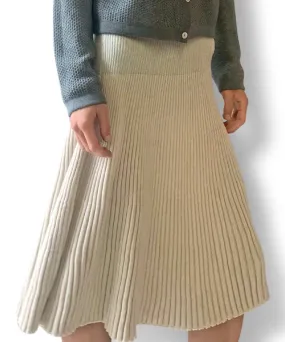 Woman pleated skirt