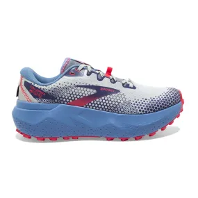 Women's Caldera 6 Trail Running Shoe - Oyster/Blissful Blue/Pink - Regular (B)