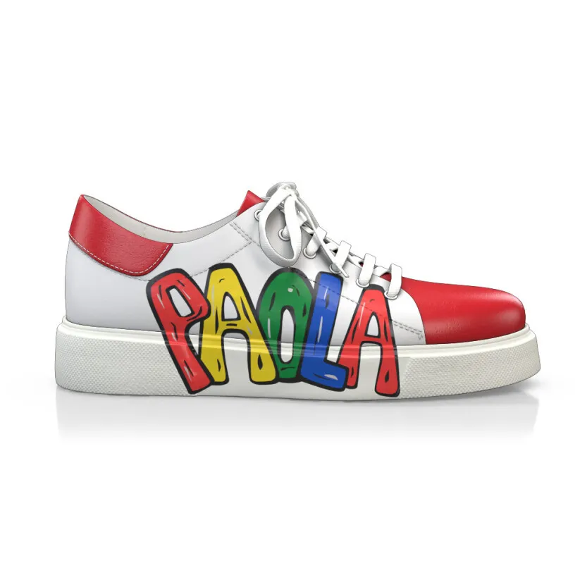 Women's Custom Hand-Painted Sneakers 44547