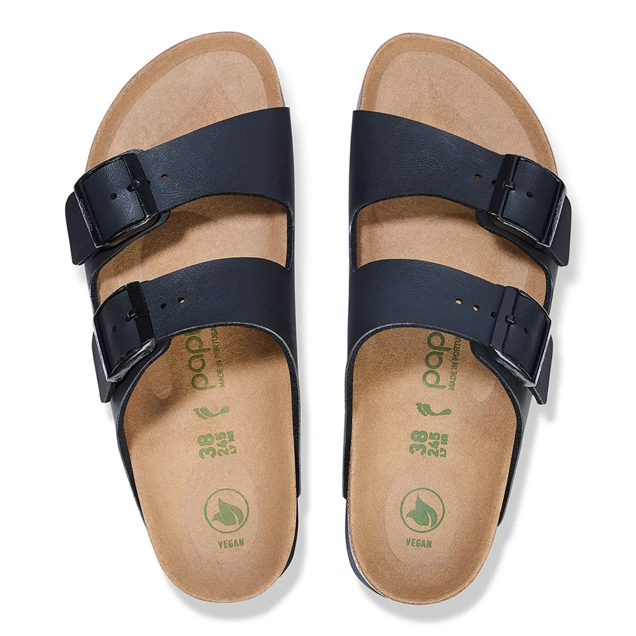 Women's Birkenstock Arizona Platform Vegan Sandals - Black