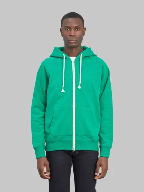 Wonder Looper Zip Hoodie Super Looper French Heather Green