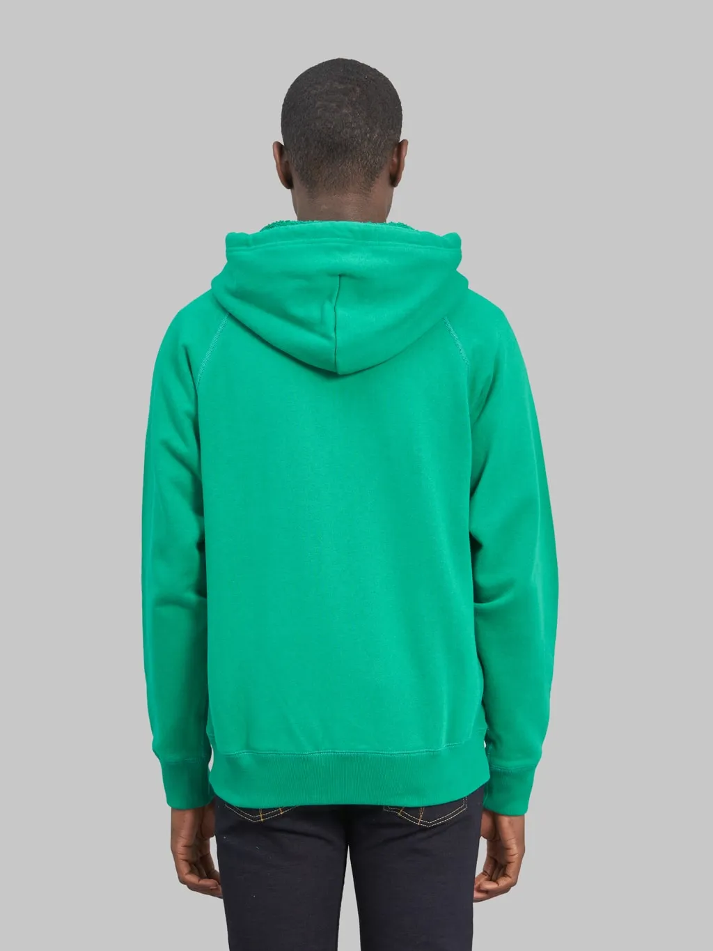 Wonder Looper Zip Hoodie Super Looper French Heather Green