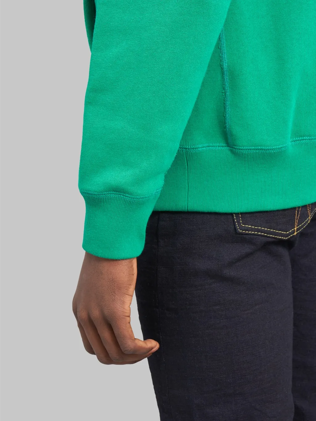 Wonder Looper Zip Hoodie Super Looper French Heather Green