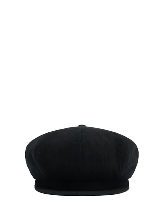 Yohji Yamamoto   Casket classical wool hat 